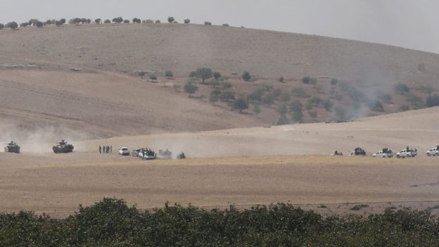 Türkiye Suriye Cerablus Bölgesinde İŞİD Harekatına Başladı