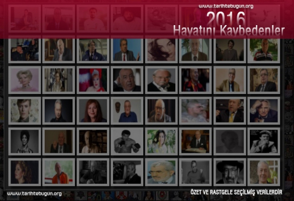 Bu Yıl Hayatını Kaybedenler