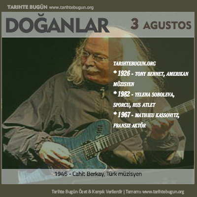 Bugün doğan özet 03 Ağustos