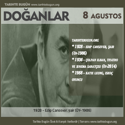 Bugün doğan özet 08 Ağustos