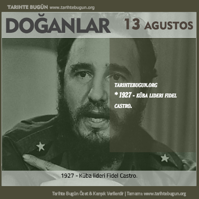 Bugün doğan özet 13 Ağustos