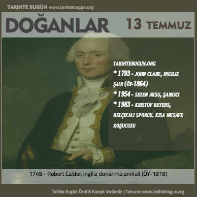 Bugün doğan özet 13 Temmuz