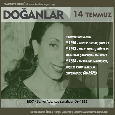 Bugün doğan özet 14 Temmuz