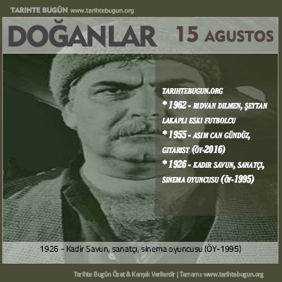 Bugün doğan özet 15 Ağustos