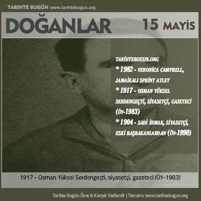 Bugün doğan özet 15 Mayis