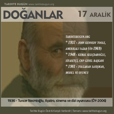 Bugün doğan özet 17 Aralik