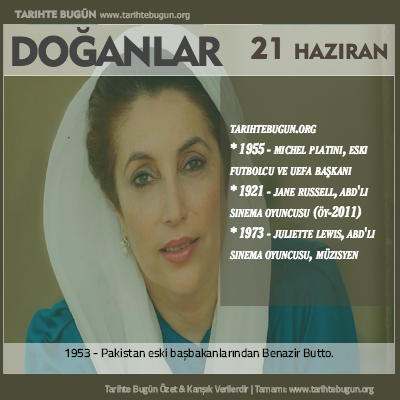 Bugün doğan özet 21 Haziran