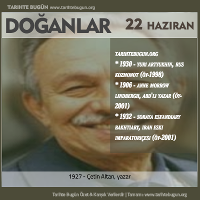 Bugün doğan özet 22 Haziran