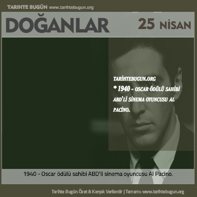 Bugün doğan özet 25 Nisan