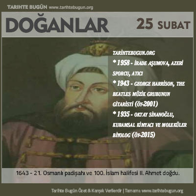 Bugün doğan özet 25 Şubat