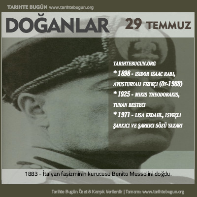 Bugün doğan özet 29 Temmuz