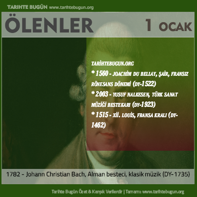 Bugün ölenler özet 01 Ocak