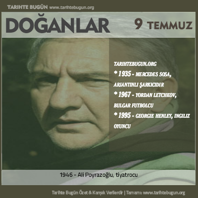 Bugün ölenler özet 09 Temmuz