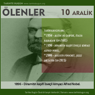 Bugün ölenler özet 10 Aralik