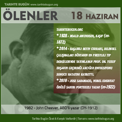 Bugün ölenler özet 18 Haziran