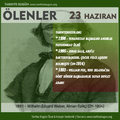 Bugün ölenler özet 23 Haziran