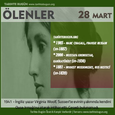 Bugün ölenler özet 28 Mart