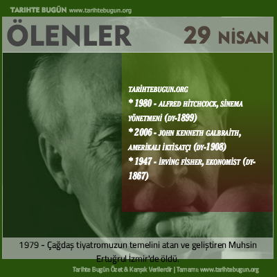 Bugün ölenler özet 29 Nisan