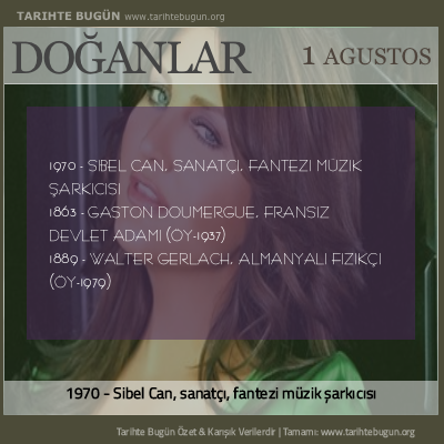 Bugün doğan özet 01 Ağustos