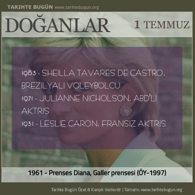 Bugün doğan özet 01 Temmuz