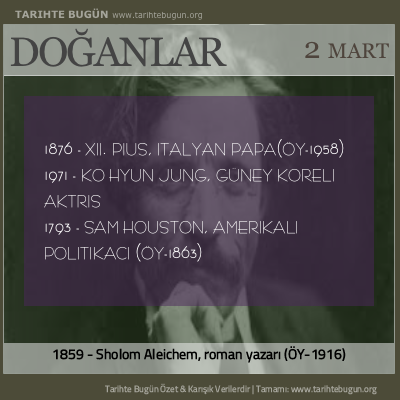 Bugün doğan özet 02 Mart