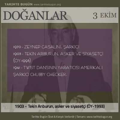 Bugün doğan özet 03 Ekim