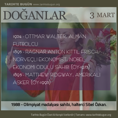Bugün doğan özet 03 Mart
