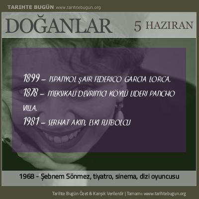 Bugün doğan özet 05 Haziran