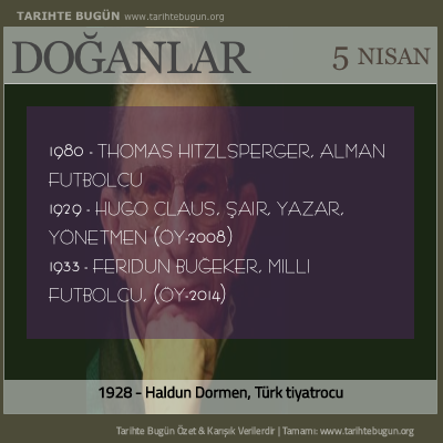 Bugün doğan özet 05 Nisan