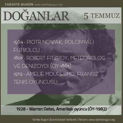 Bugün doğan özet 05 Temmuz