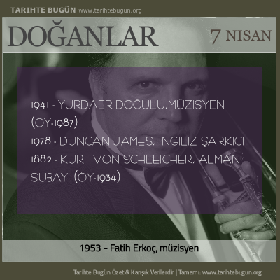 Bugün doğan özet 07 Nisan