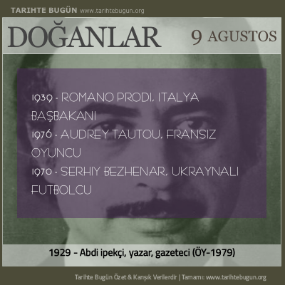 Bugün doğan özet 09 Ağustos