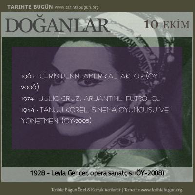 Bugün doğan özet 10 Ekim