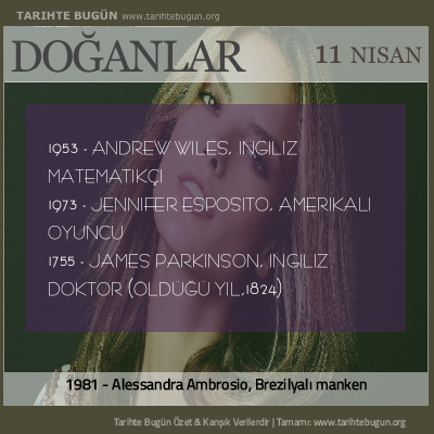 Bugün doğan özet 11 Nisan