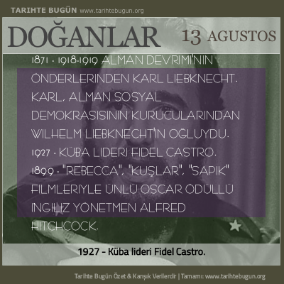 Bugün doğan özet 13 Ağustos