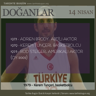 Bugün doğan özet 14 Nisan