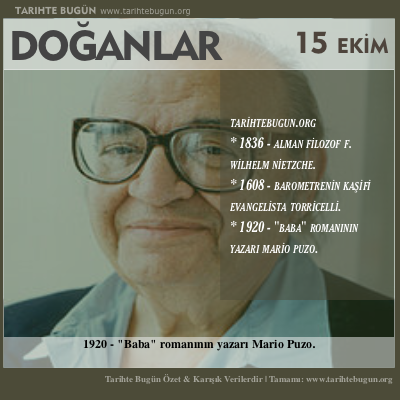 Bugün doğan özet 15 Ekim