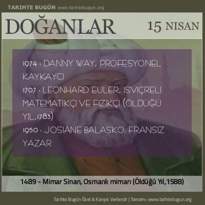 Bugün doğan özet 15 Nisan