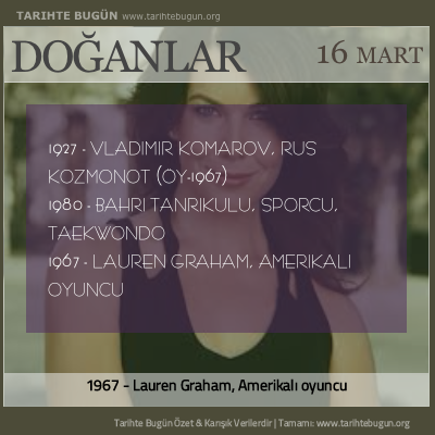 Bugün doğan özet 16 Mart