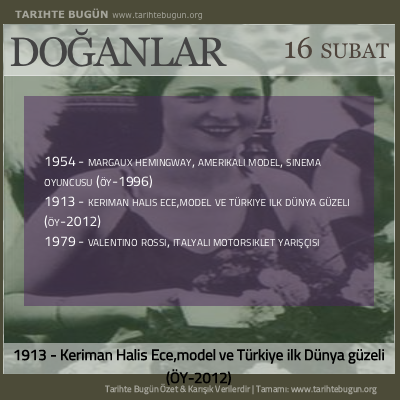 Bugün doğan özet 16 Şubat