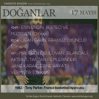 Bugün doğan özet 17 Mayis