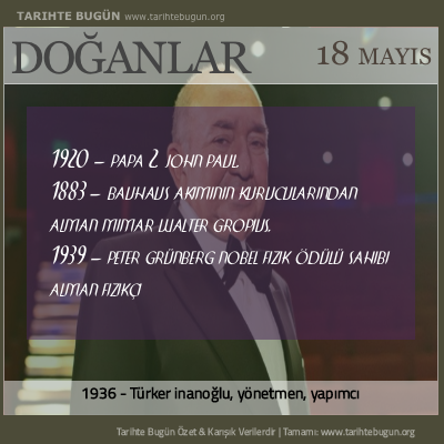 Bugün doğan özet 18 Mayis