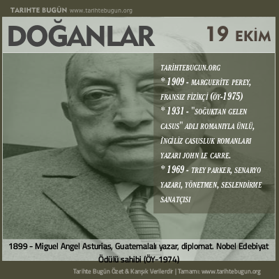 Bugün doğan özet 19 Ekim