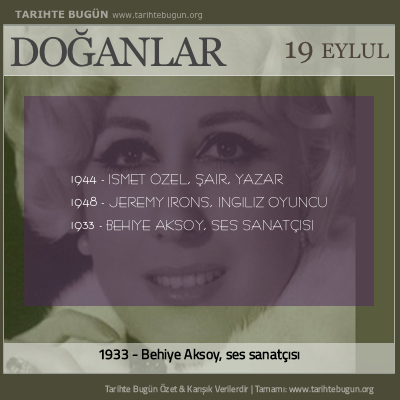 Bugün doğan özet 19 Eylül