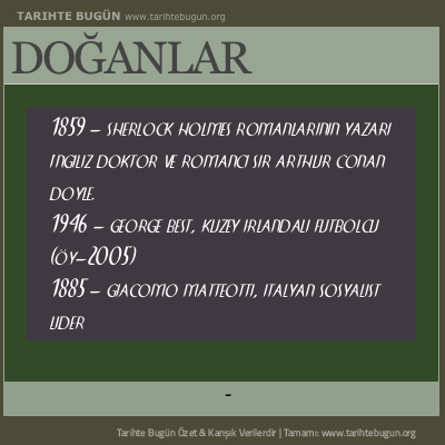 Bugün doğan özet 22 Mayis