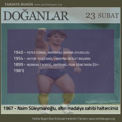 Bugün doğan özet 23 Şubat