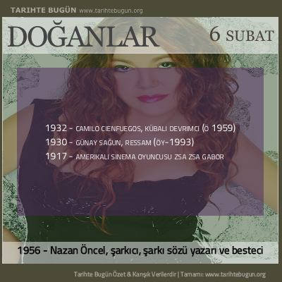 Bugün doğan özet 06 Şubat