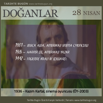 Bugün doğan özet 28 Nisan