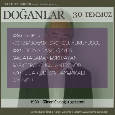 Bugün doğan özet 30 Temmuz