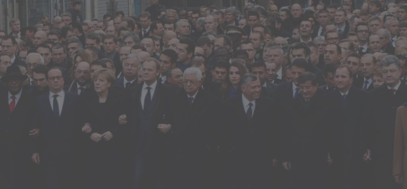 Günün Fotoğrafı Fransada teröre karşı yürüyüş